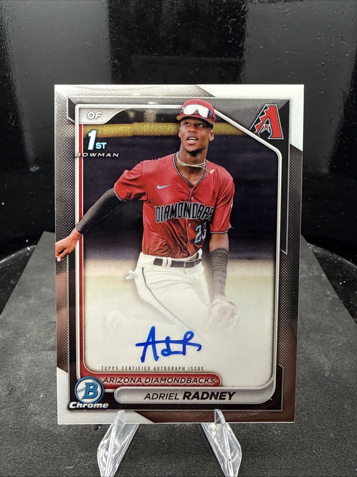 2024 Bowman Chrome - Prospect Autographs Adriel Radney #CPA-AR (AU, RC)