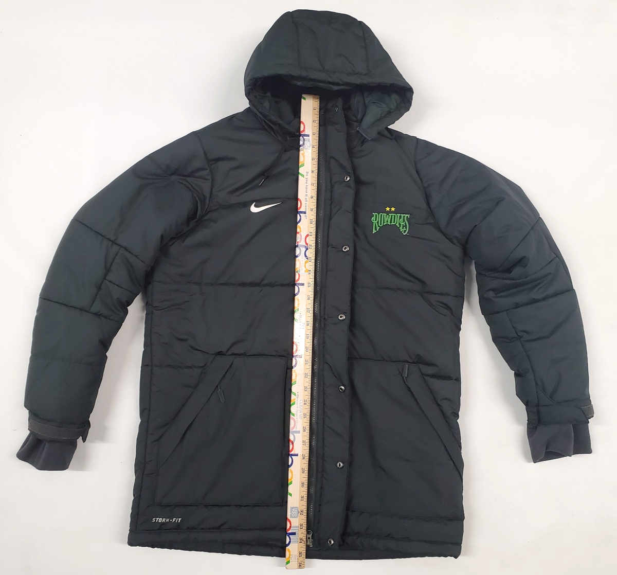 Nike Alliance II Parka Men's Black Jacket Storm Fit 658081 Puffer