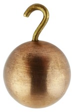 Physics Ball, Copper, 25 mm 1 in. , Hooked