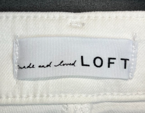 Ann Taylor Loft Jeans - Damen Größe 26/2 - weiß - The Curvy Kick Crop (3978) - Bild 18 von 21