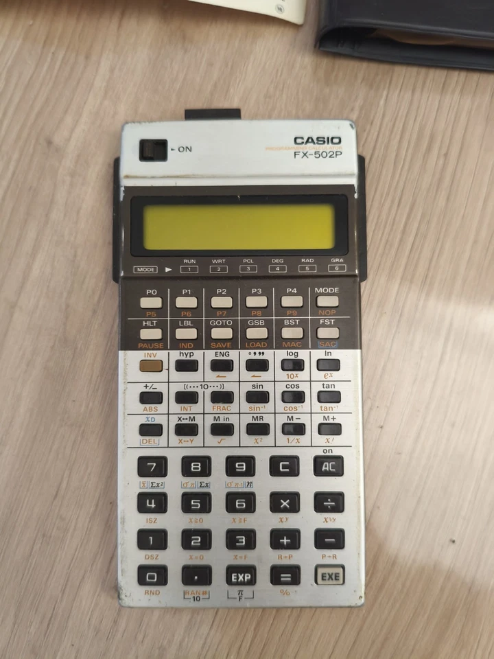 Vintage CASIO FX-502P Scientific Programmable Calculator - Photo 2/4