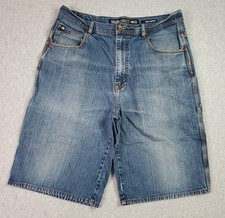 Ecko Unltd Jean Shorts Carpenter Baggy Men's Size 38 Blue Y2K Jorts Skate 90s