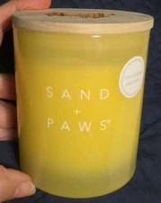 Sand  Paws EUCALYPTUS Scented 11.5 oz Glass Candle - Neutralizes Pet Odor