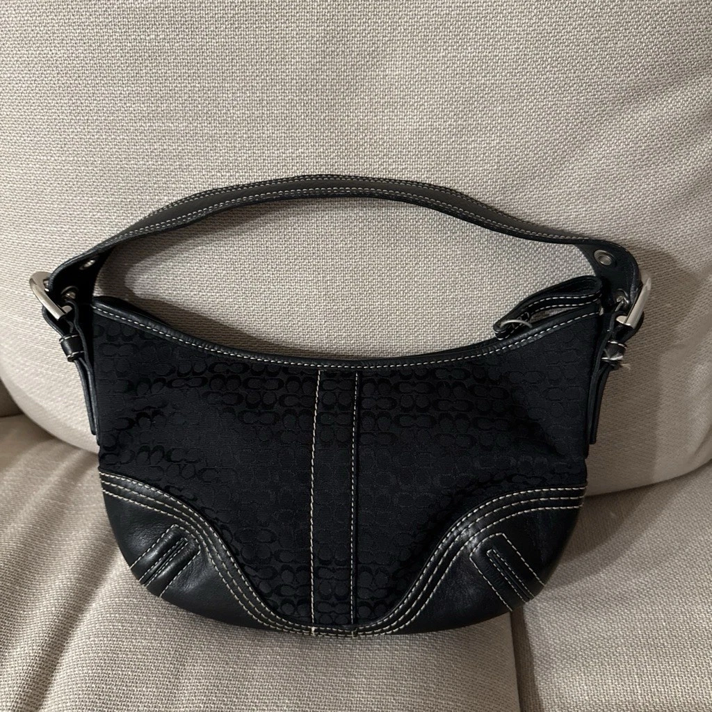 Coach Hampton Solid Suede Exterior Bags & Handbags for Women for