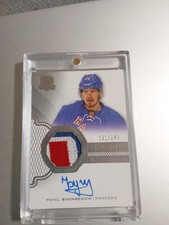 2016-17 UD The Cup - Rookie Auto Patch Pavel Buchnevich #110 /249 (AU, MEM, RC)