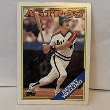 Topps 1988 Base Set Denny Walling Houston Astros #719 Baseball Trading Card