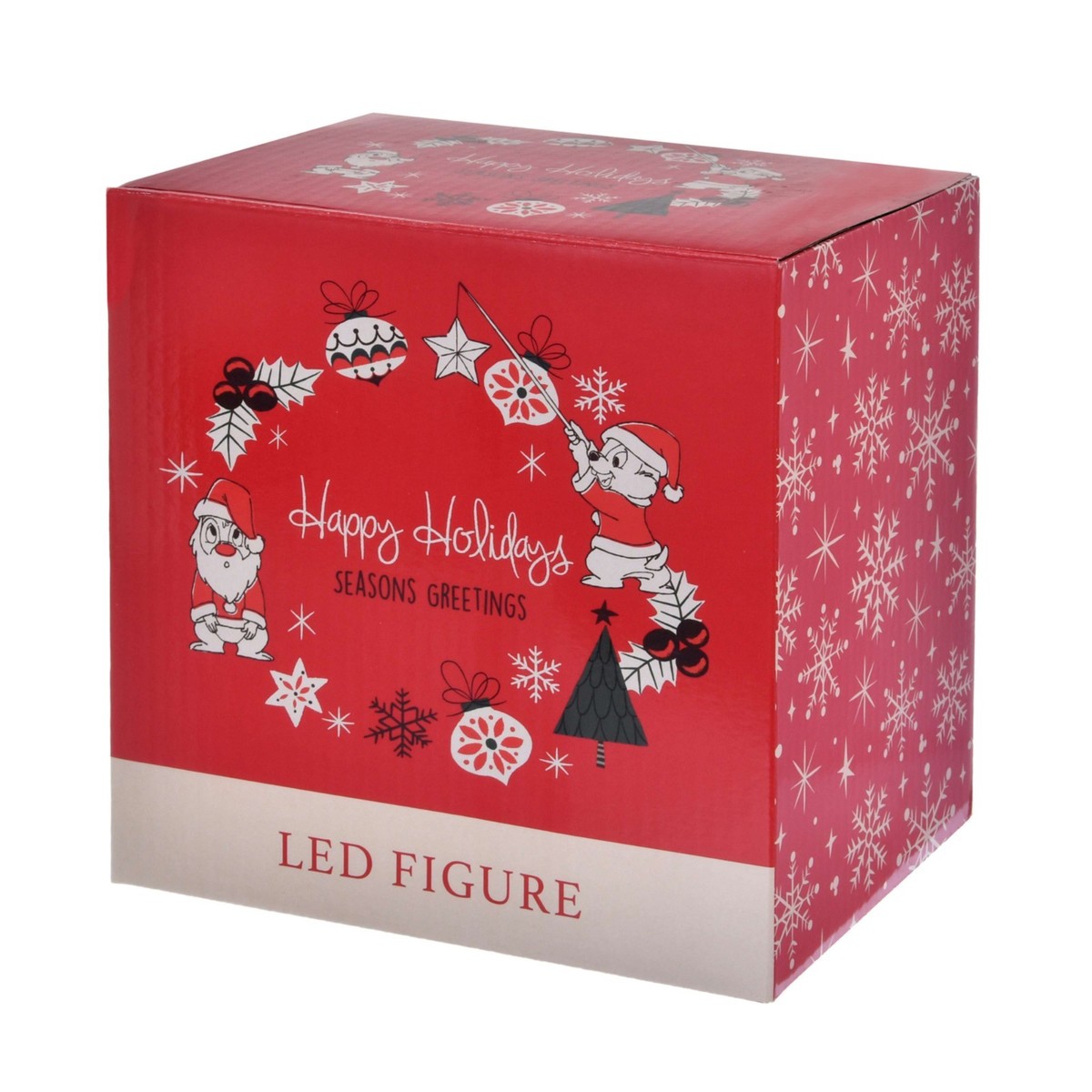 チップとデール LEDライト Happy Holidays△ ディズニーストア LEDライト Happy Holidays チップ&デール セット