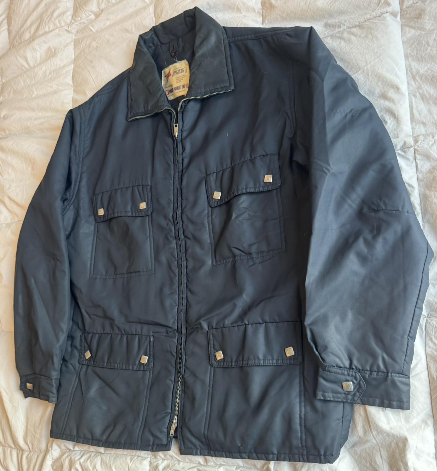 Vintage Saska Parrott Ski Co Ljungberg Snow Fashion Jacket Skiwear Norway NY SF