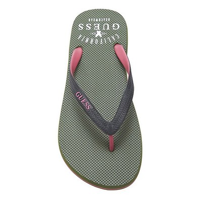 GUESS Zehensandalen Badelatschen Flip Flop Navy oder Green Badeschuhe