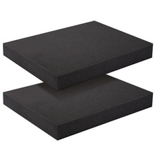 2-Pack Packing Foam Sheets - 16x12x2 Customizable Polyurethane Insert Pads fo...