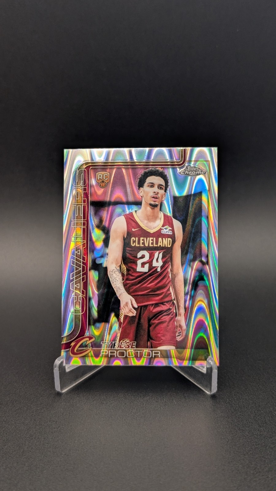 2025-26 Topps Chrome - Tyrese Proctor #300 RayWave Refractor (RC)