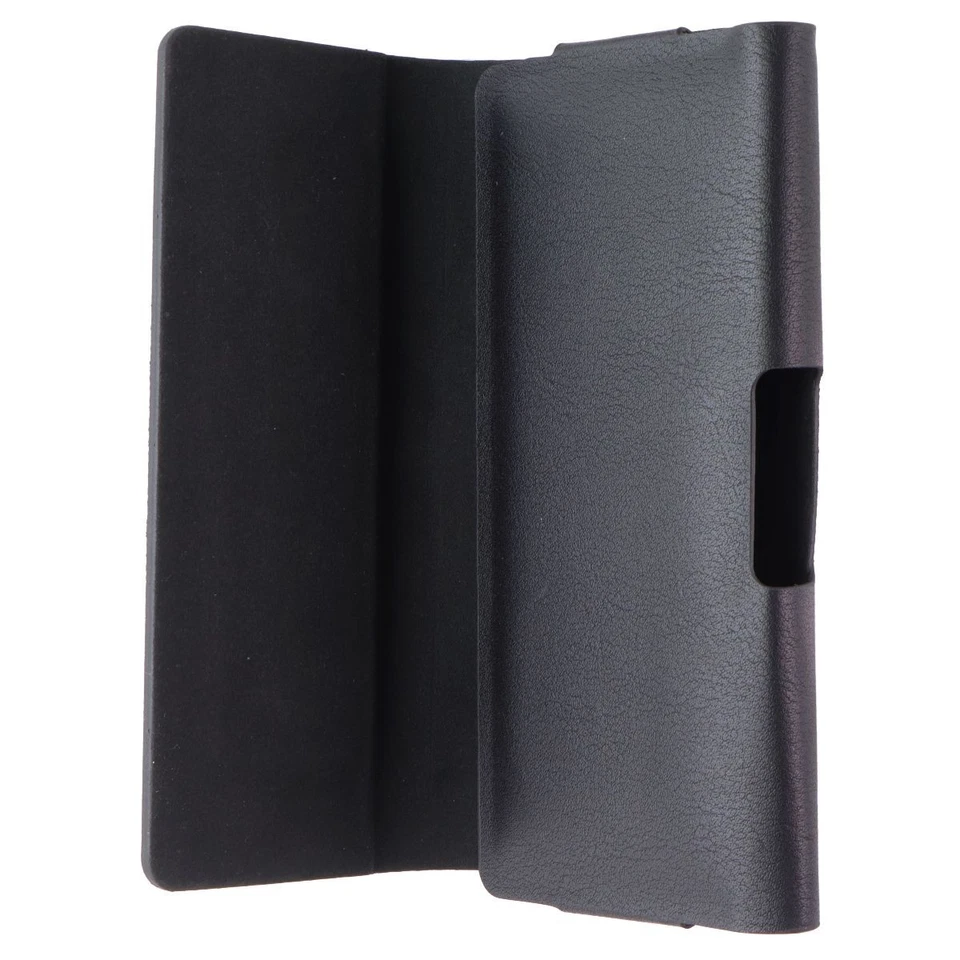 Verizon Universal Pouch Case w/ Clip for Most Medium Smartphones - Black Leather - Image 2 of 4