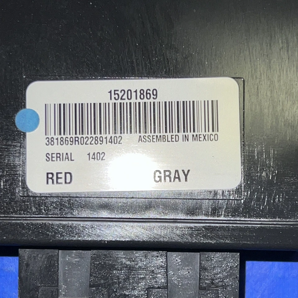 2006 Chevy Suburban Tahoe Rear HVAC Heat Control Module Heater Yukon 15201869 - Image 2 of 2