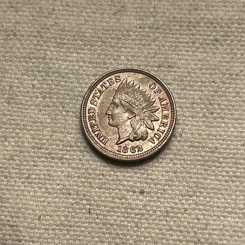 1862 Indian Head Cent 1c High Grade BU UNCIRCULATED