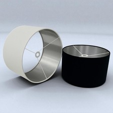 Velvet Lampshade for Ceiling Shade , Table,  Floor Lampshade With Silver Lining.