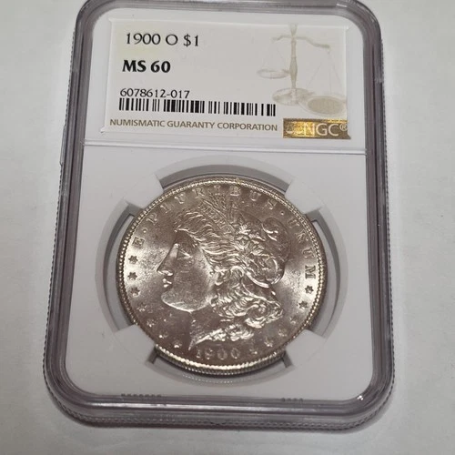 1900-O  $1  MORGAN SILVER DOLLAR  NGC MS60