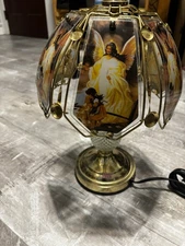 OK Lighting Vintage Ange Gardien Avec Table Lamp