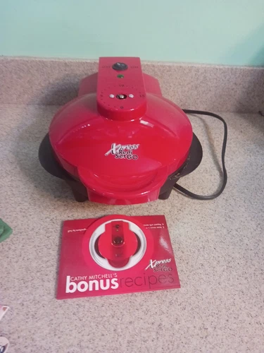 Xpress Redi Set Go Electric Grill Cooker Model 05-53688 WORKS BUT MISSING KNOB