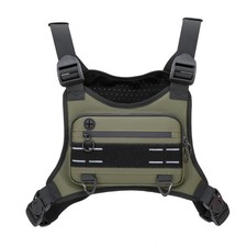 Sports Chest Bag For Men Women Water Resistant Lightweight Front Chest Pack R...