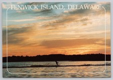 Fenwick Island Delaware DE Water Skiing Sunse...