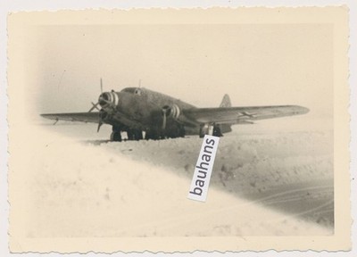 Flugplatz Straubing Flugzeug Savoia Marchetti SM.82  Balkenkreuz  1942 (3618n)