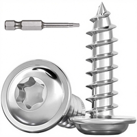 30 StüCk Blechschrauben Torx M3 X 10Mm, Blechschrauben Edelstahl A2 V2A, Linsenk