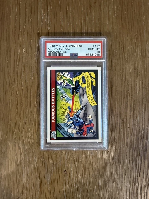 1990 Marvel Universe #117 X-Factor vs. Apocalypse PSA 10 Impel