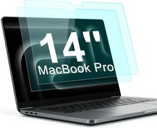 14 Inch MacBook Pro Screen Protector 2021-2025 - 2-Pack Anti-Glare Blue Light