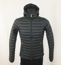 PEAK PERFORMANCE WOMENS DOWN FEATHER HOODED JACKET size S