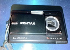 Pentax Optio Z10 8.0MP Compact Digital Camera 7x Optical Zoom Black