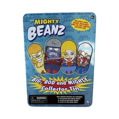 TIN ONLY Vintage Limited Edition Mighty Beans Big, Bid And Mighty Collector Tin