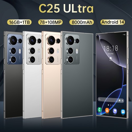 C25 Ultra linke Perforation 7,3 Zoll 4G 16 Megapixel 16+1TB global entsperrtes Telefon - Bild 4 von 19