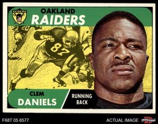 1968 Topps #90 Clem Daniels Raiders Prairie View 5 - EX