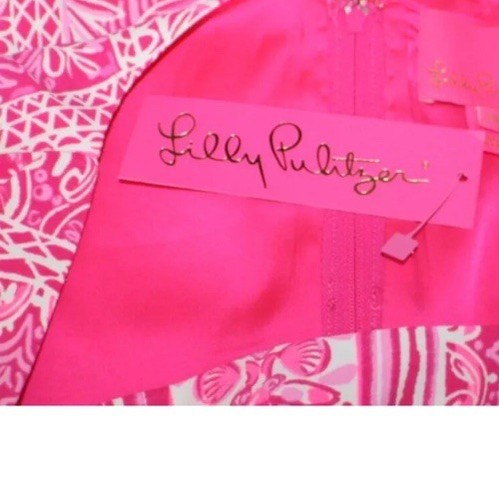 NWT Lilly Pulitzer Donna Romper New Blooms On The Block Size 12 - Picture 6 of 8