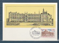 carte   1er jour   le château de  78 Saint Germain en Laye  1967