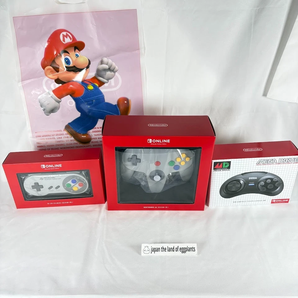 Set of 3 Nintendo Switch Online Controllers N64 Super Famicom Mega Drive Japan - Image 4 of 4