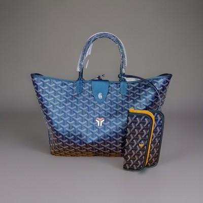 Goyard Saint Louis PM Limited Edition Iridescent Blue Tote Bag - Main Image