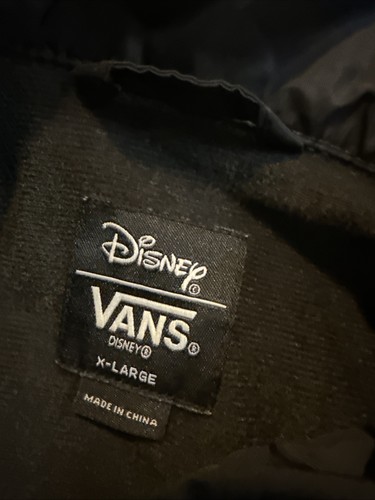 Vans Disney Mickey Mouse Torrey Jacket Windbreaker Snap Button XL - Picture 5 of 6