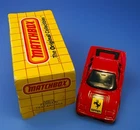 VINTAGE 1986 NEW IN BOX MATCHBOX MB75 RED FERRARI TESTAROSSA LOGO TEMPA Mint!