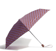 Vera Bradley VENETIAN FLOWERS CINNAMON Mini Umbrella Auto open/close NWTS