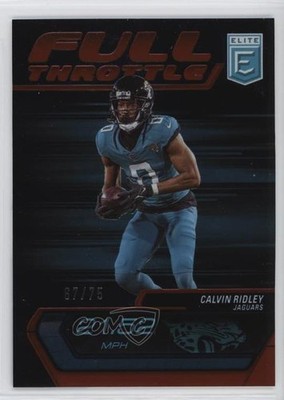 2024 Panini Donruss Elite Full Throttle Red 67/75 Calvin Ridley #11 3c2