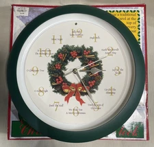 Mark Feldstein Musical Christmas Clock Traditional Carol Top Of The Hour 1999