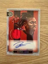 Topps Museum 2024 Ac Milan Leao /50 Showpiece Signature Auto Patch Match Worn