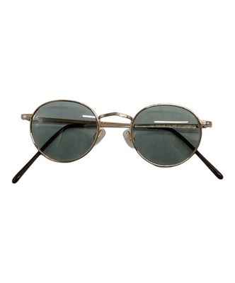 MOSCOT DOV45-21-145 Sonnenbrille Gold Gebraucht Herren Mode Accessoires