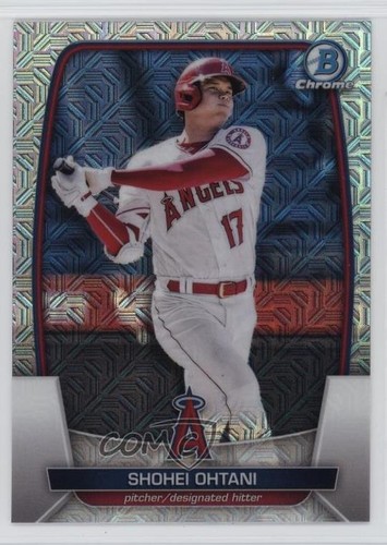 2023 Bowman Mega Box Chrome Mojo Refractor Shohei Ohtani #51 05qn