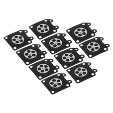 10 Pcs Carburetor Diaphragm Gasket Metering Diaphragm Assembly