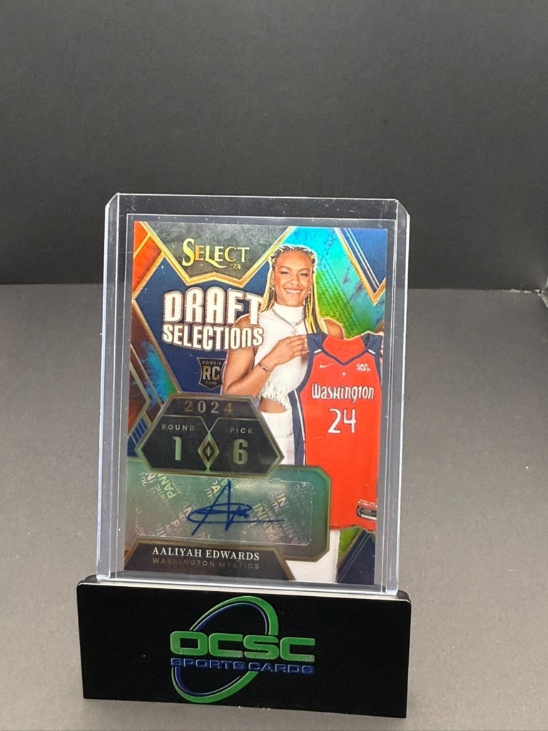 2024 Panini Select WNBA Aaliyah Edwards #DSS-AE Rookie Auto RC /25