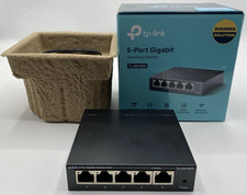 TP-Link TL-SG105S Ethernet Network Switch 5 Port Gigabit (VGC, FREE UK POSTAGE)