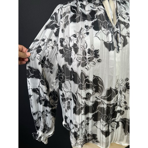 Joie Whimsigoth Puff Sleeves Fairy Grunge Women’s Floral Top S - Picture 3 of 12