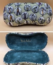 RARE PRINT NICOLE MILLER Golf Theme Padded Clam Shell Eyeglass Sunglasses Case